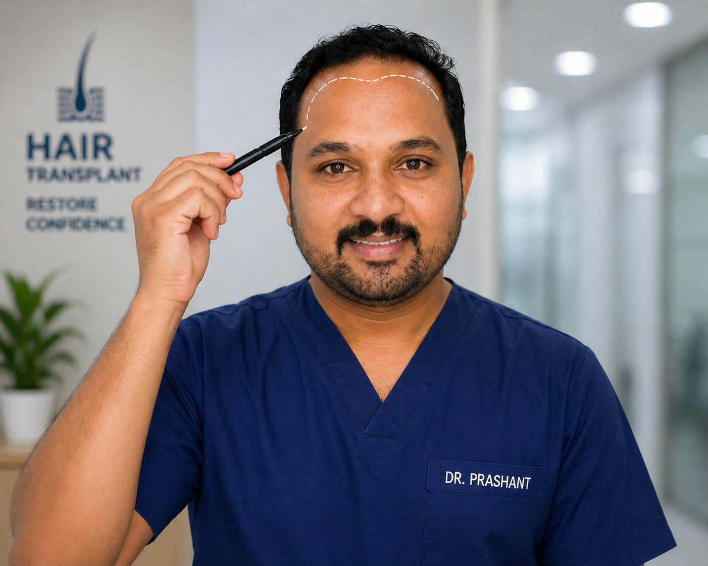 Hairline design pre-op